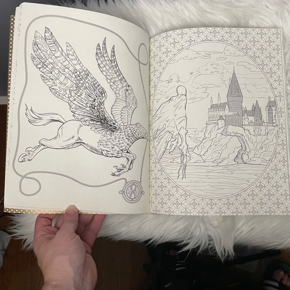 Nwot Harry Potter special edition adult coloring book - Picture 3 of 9
